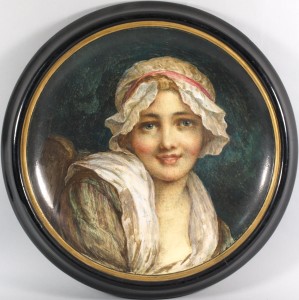 a minton charger painted by george woolliscroft jnr